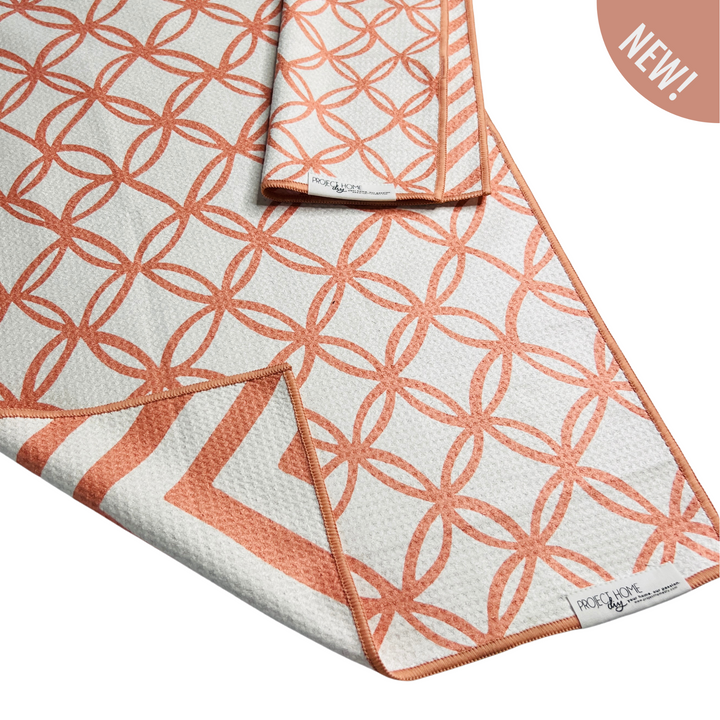 Subtle Spring Peach | Reversible Towel