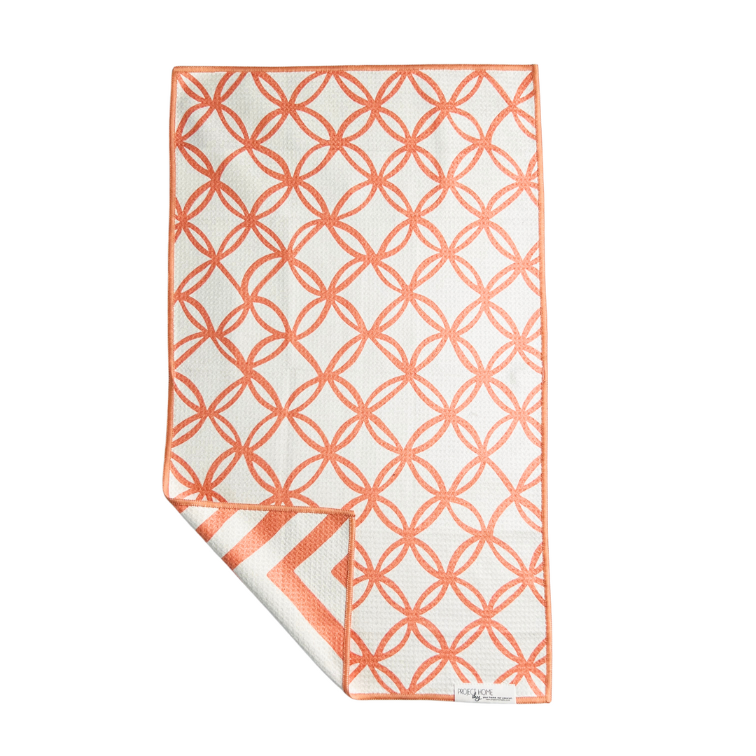 Subtle Spring Peach | Reversible Towel