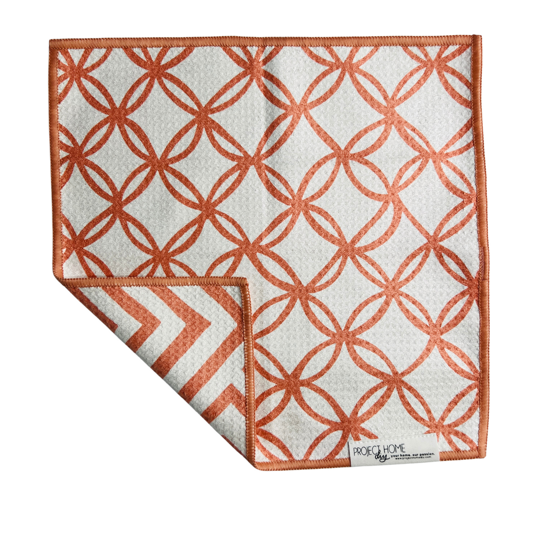 Subtle Spring Peach | Reversible Towel