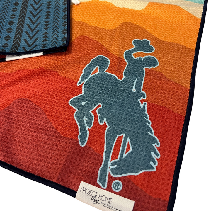 Wyoming Cowboy | Reversible Towel