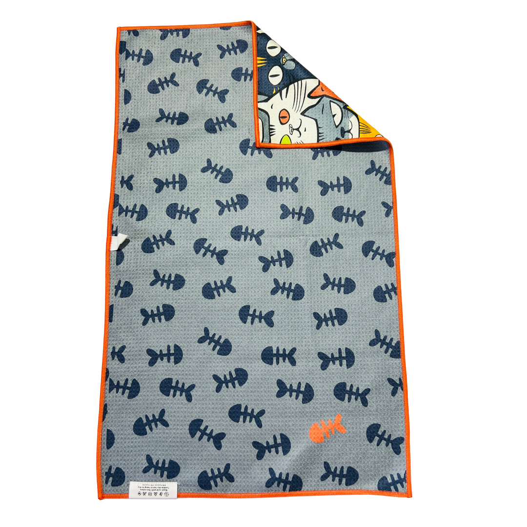 Cat-astrophe | Reversible Towel