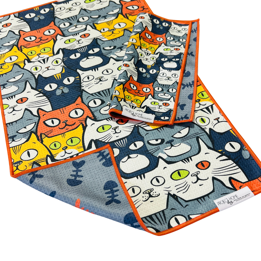 Cat-astrophe | Reversible Towel