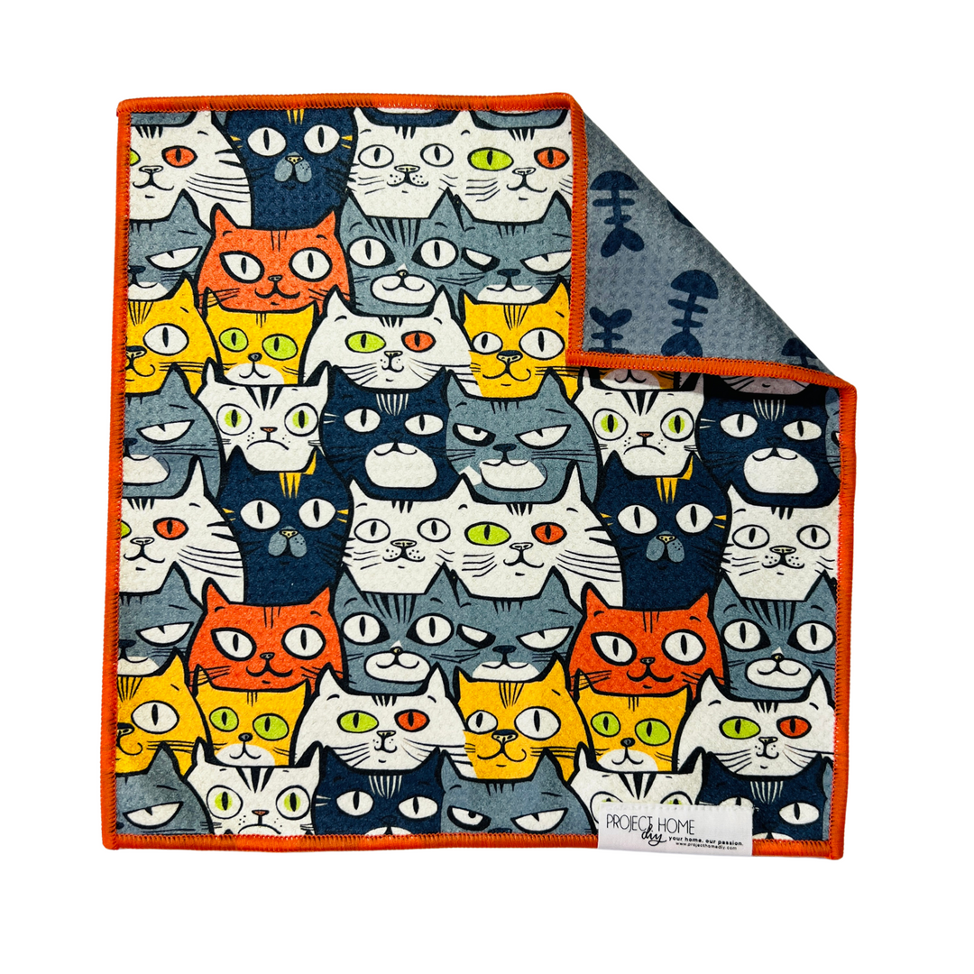 Cat-astrophe | Reversible Towel