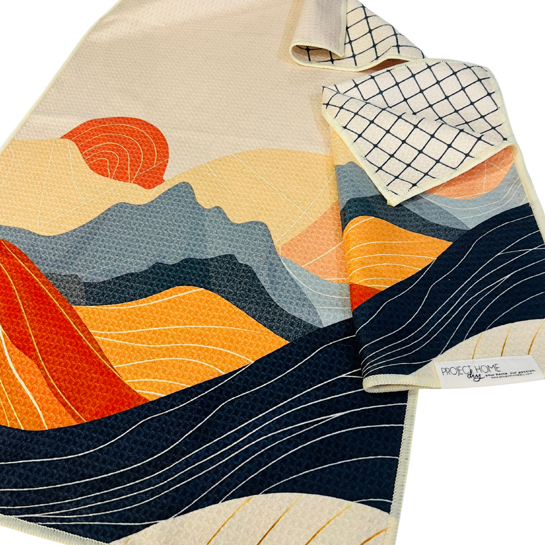 Mountain Sunset | Reversible Towel