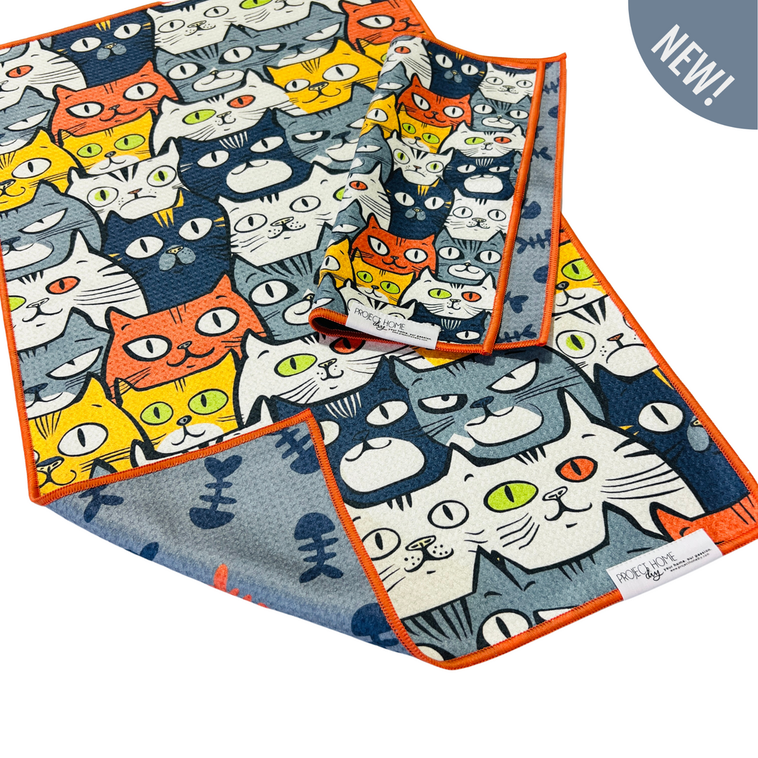 Cat-astrophe | Reversible Towel