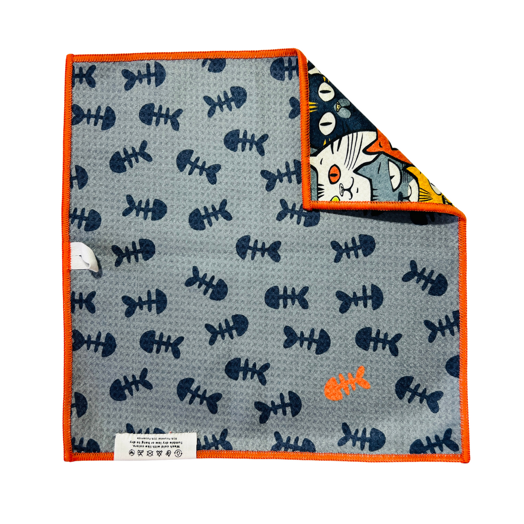 Cat-astrophe | Reversible Towel