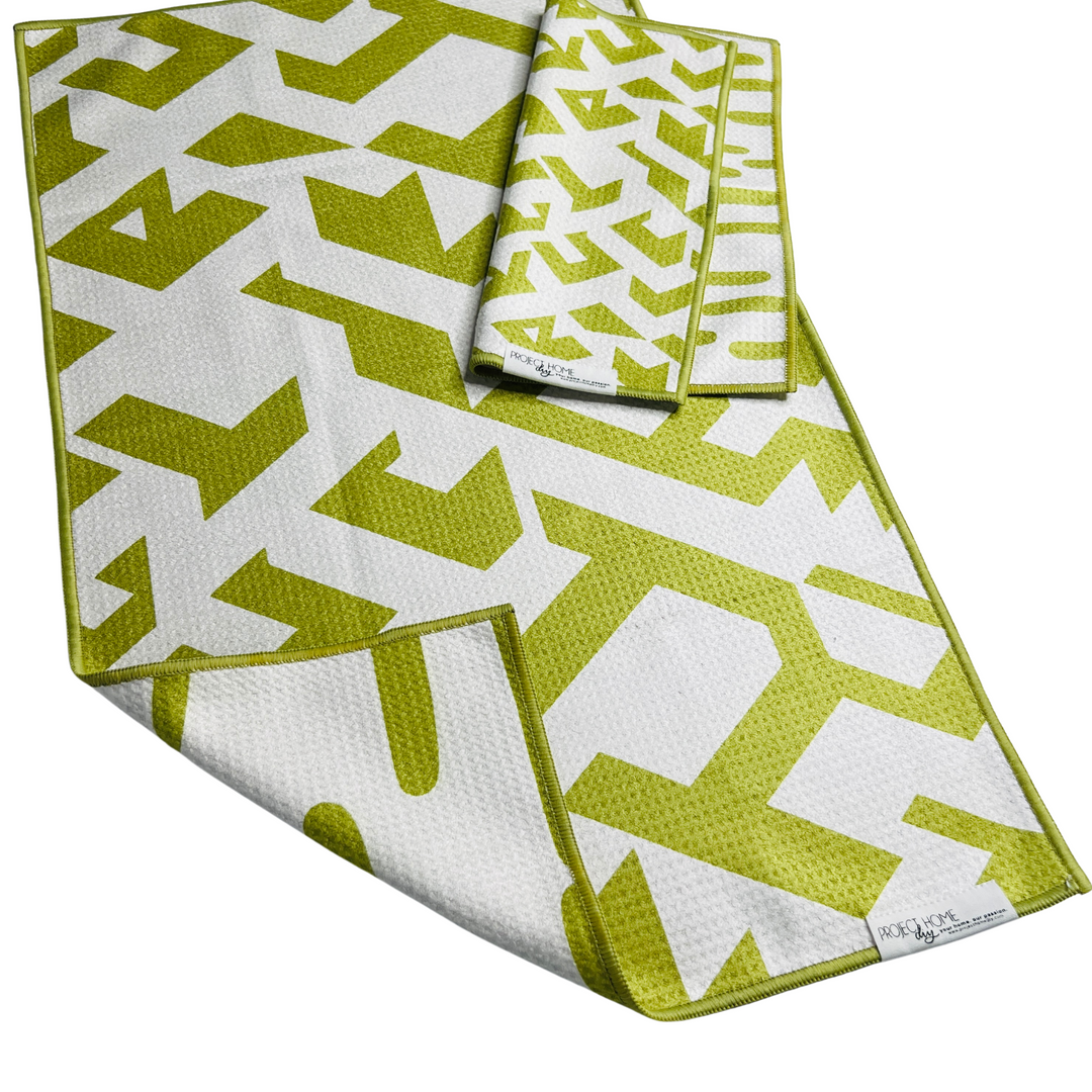 Subtle Spring Citron | Reversible Towel