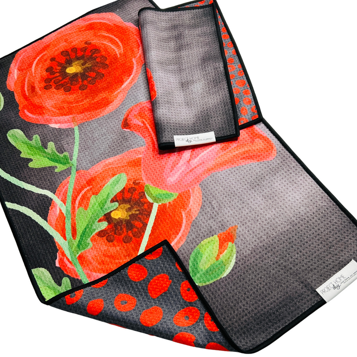 Poppy Perfection | Reversible Towel