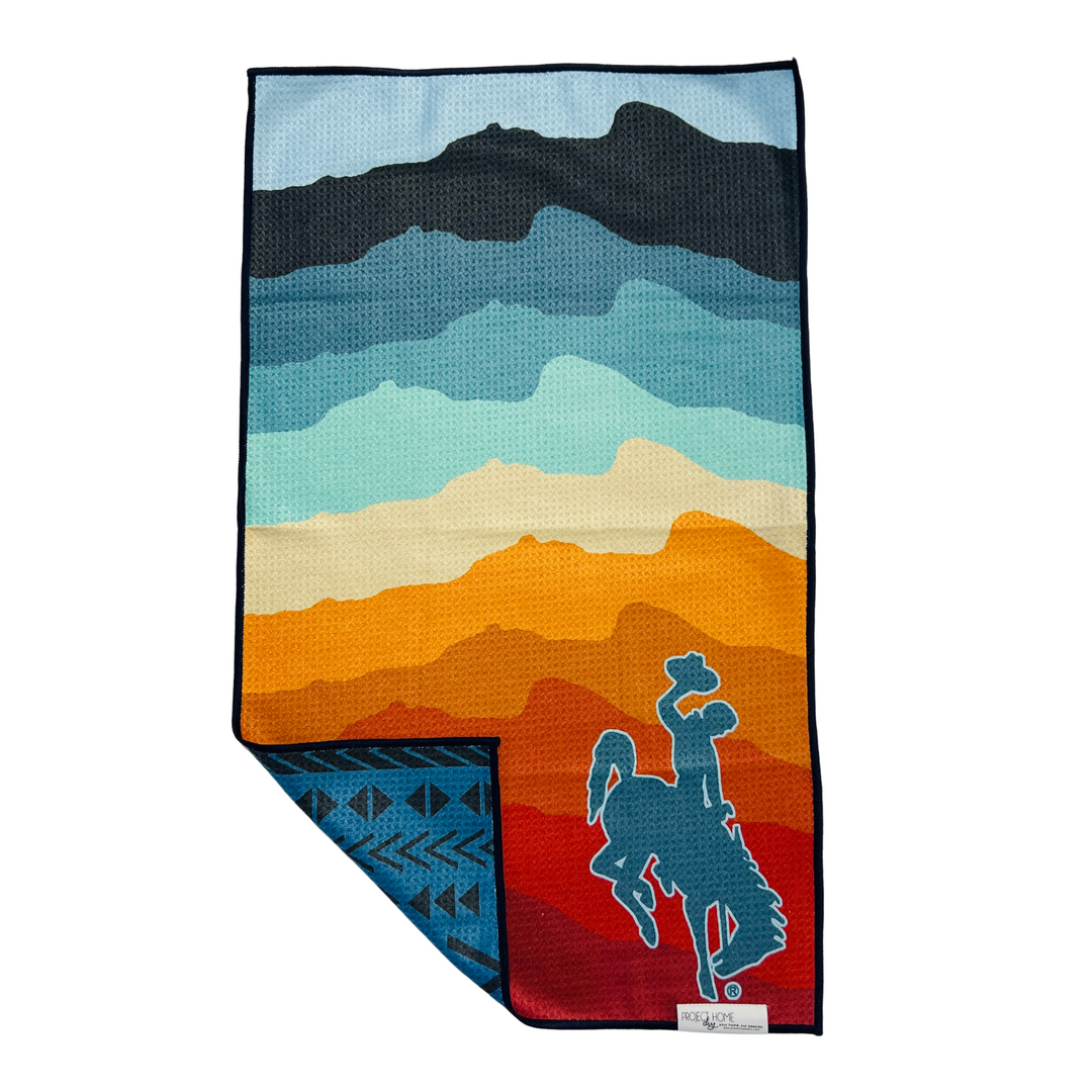 Wyoming Cowboy | Reversible Towel