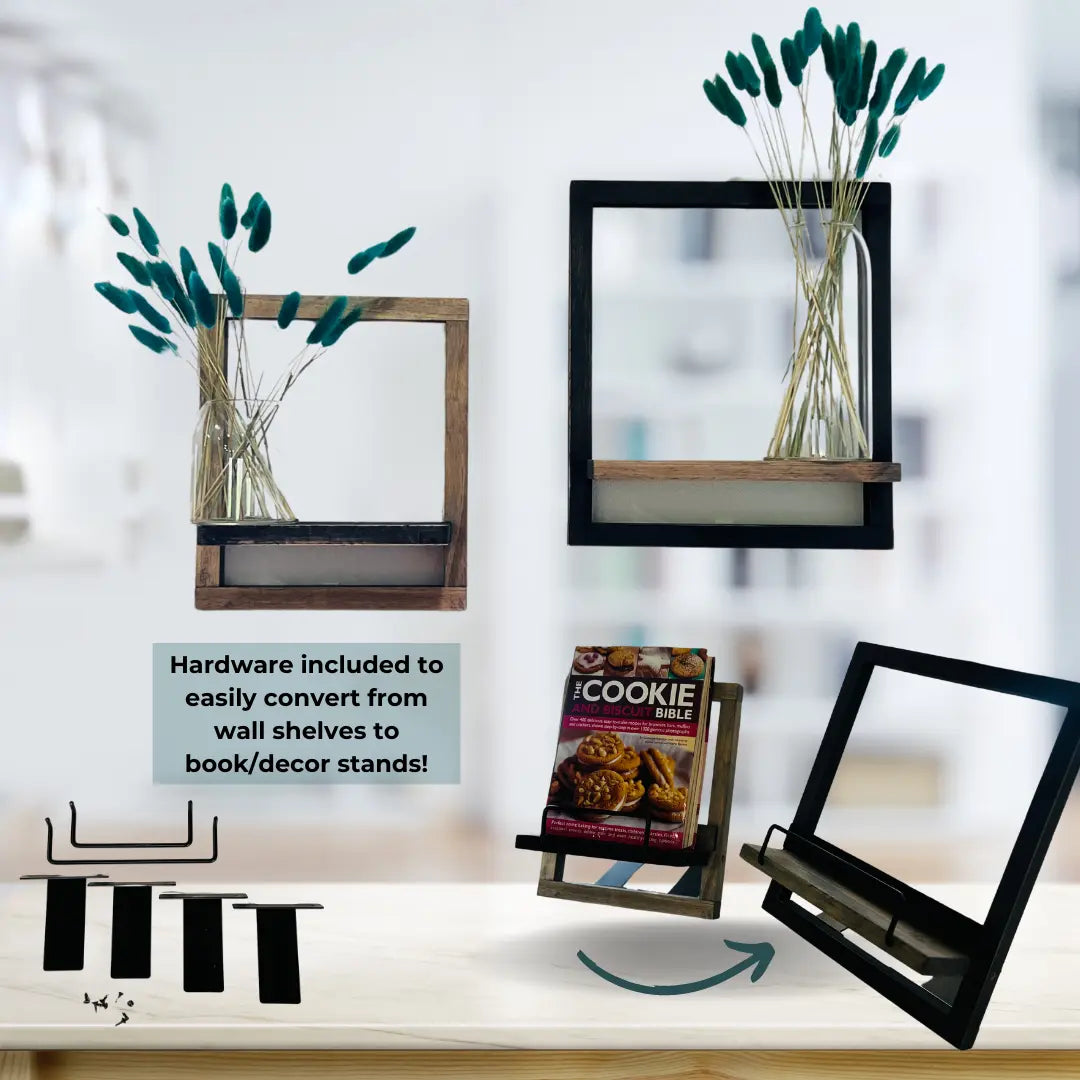 Shelf Help |  DIY Framed Shelves OR Book Stands/Displays ProjectHomeDIY