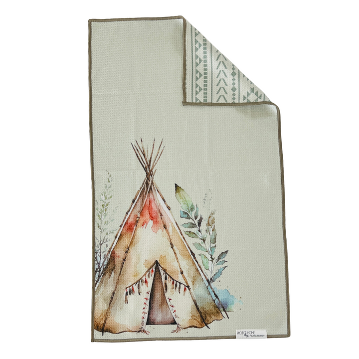 Teepee Time | Reversible Towel