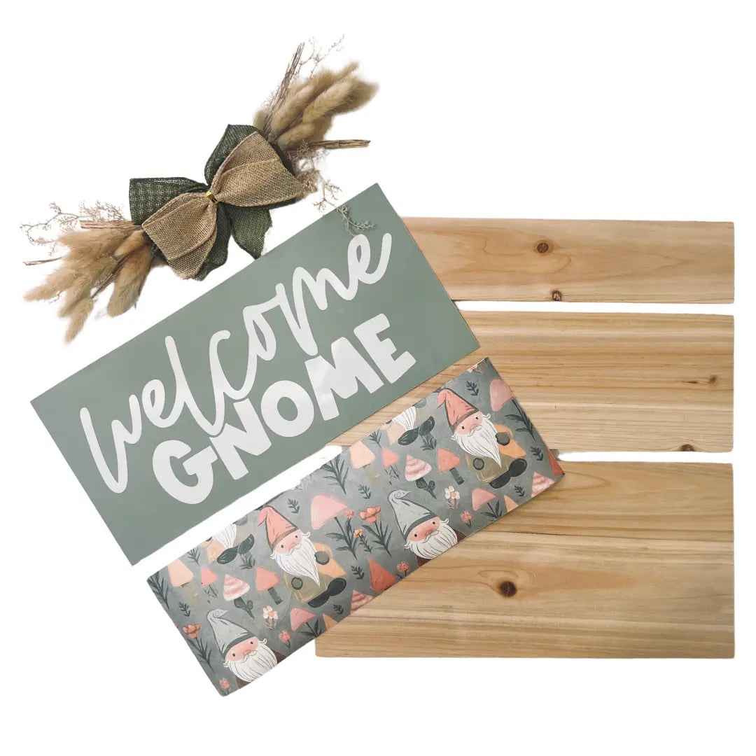 Welcome Gnome | Interchangeable 6 Piece Add-On | Gnome Theme ProjectHomeDIY