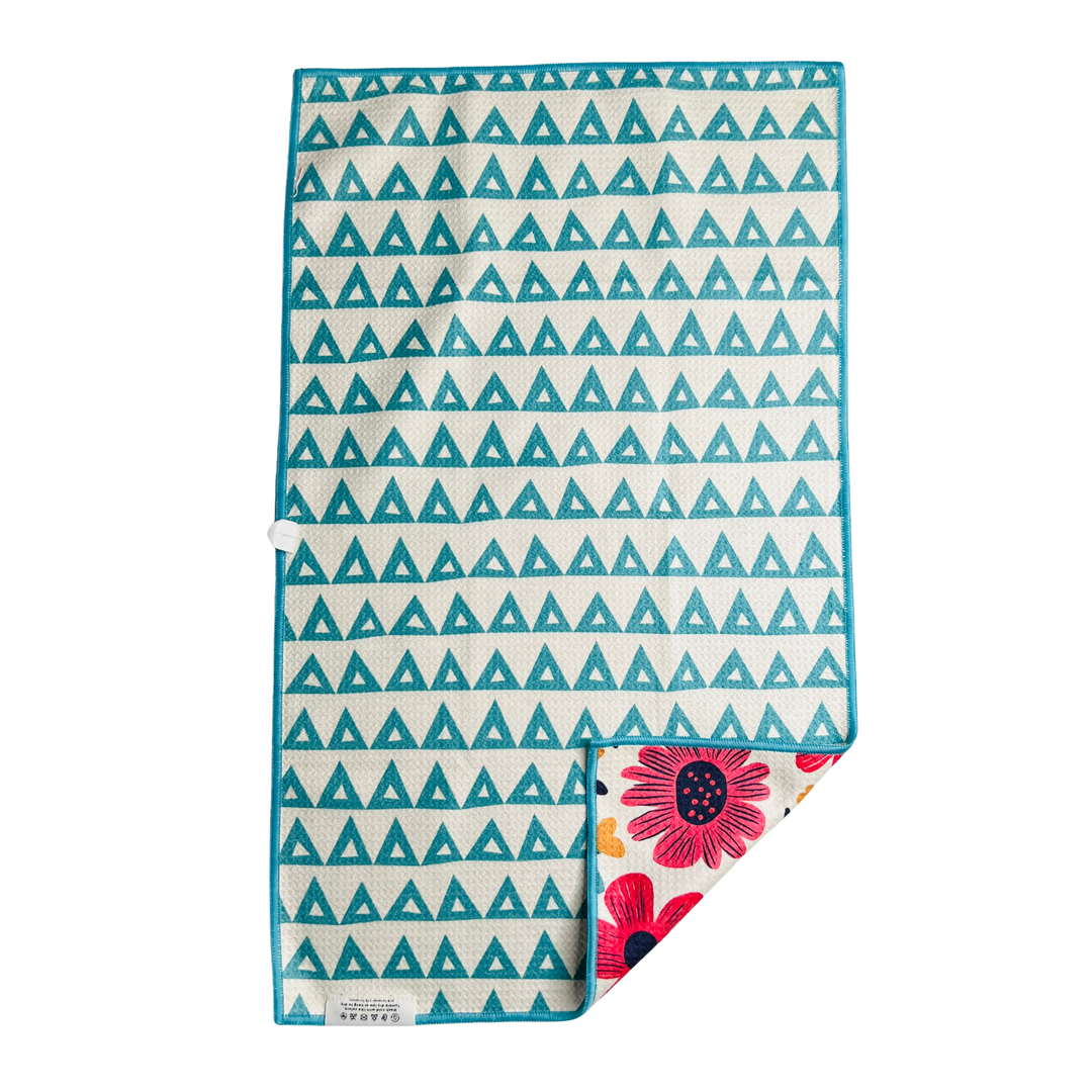 Aqua Bloom | Reversible Towel