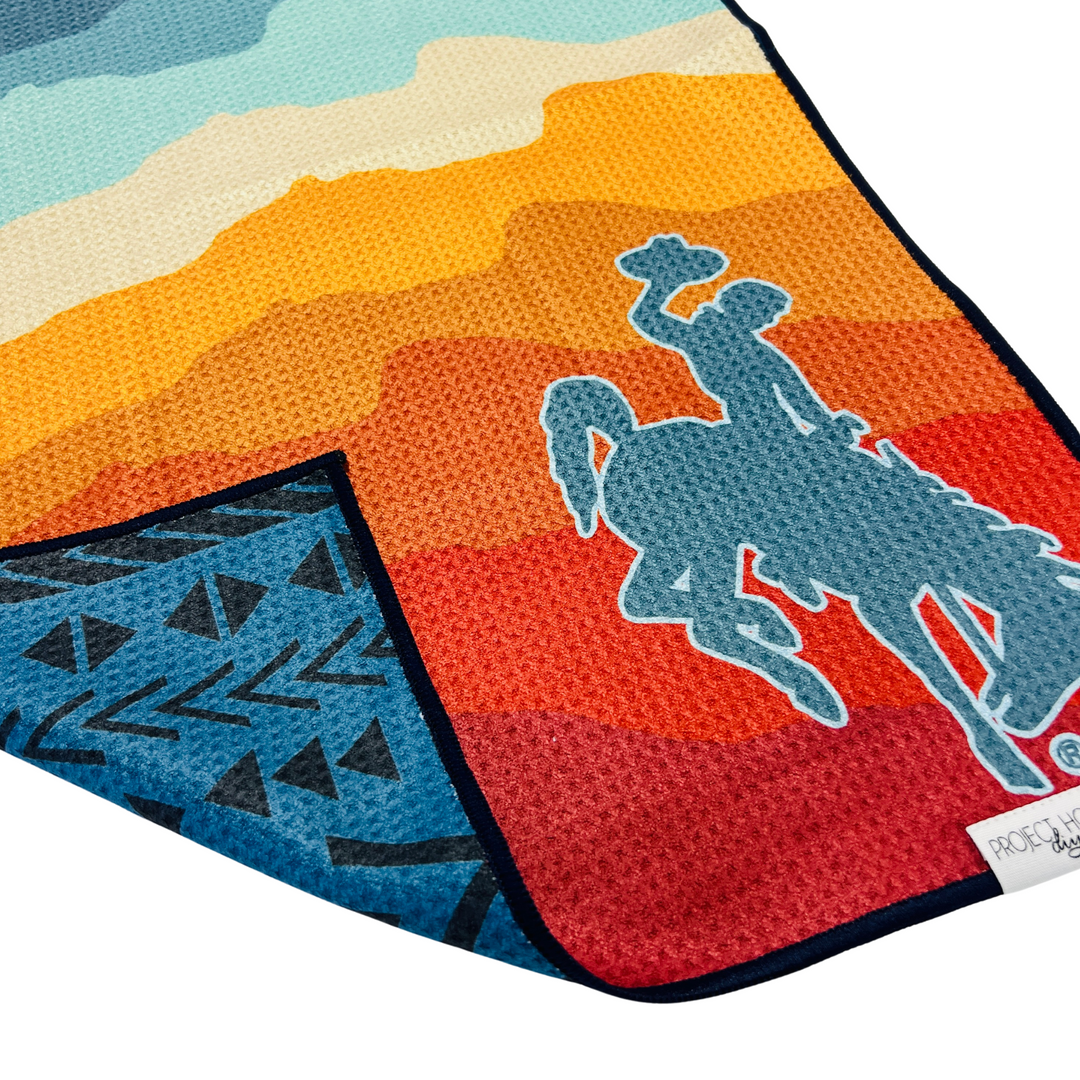 Wyoming Cowboy | Reversible Towel