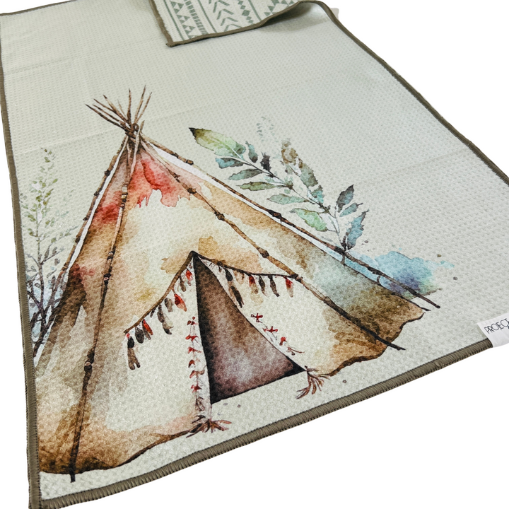 Teepee Time | Reversible Towel