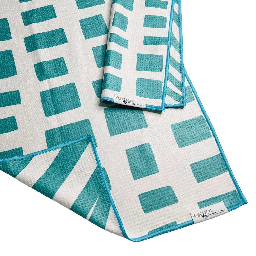 Subtle Spring Teal | Reversible Towel