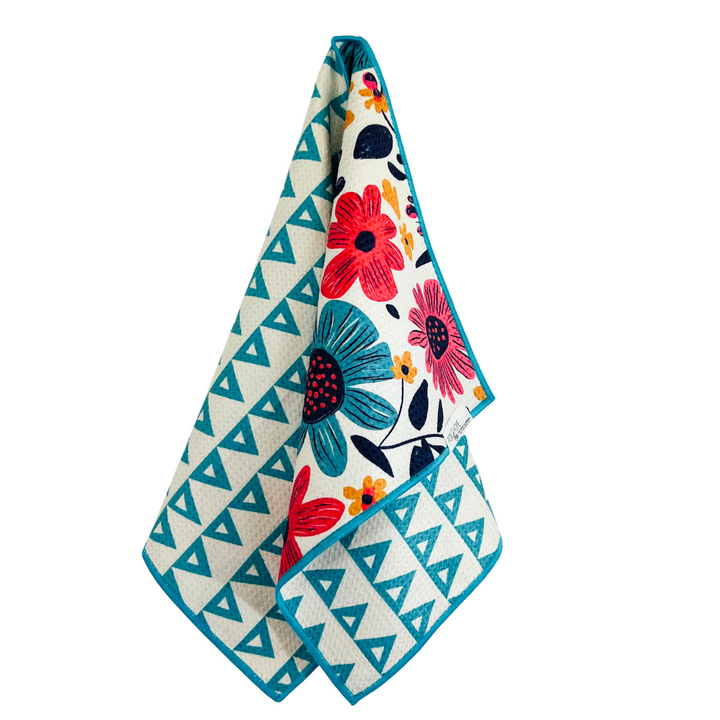 Aqua Bloom | Reversible Towel