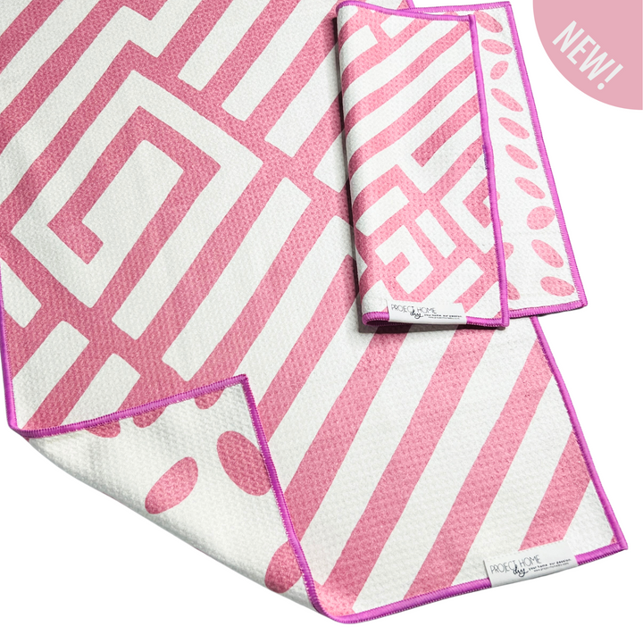 Subtle Spring Dusty Rose | Reversible Towel