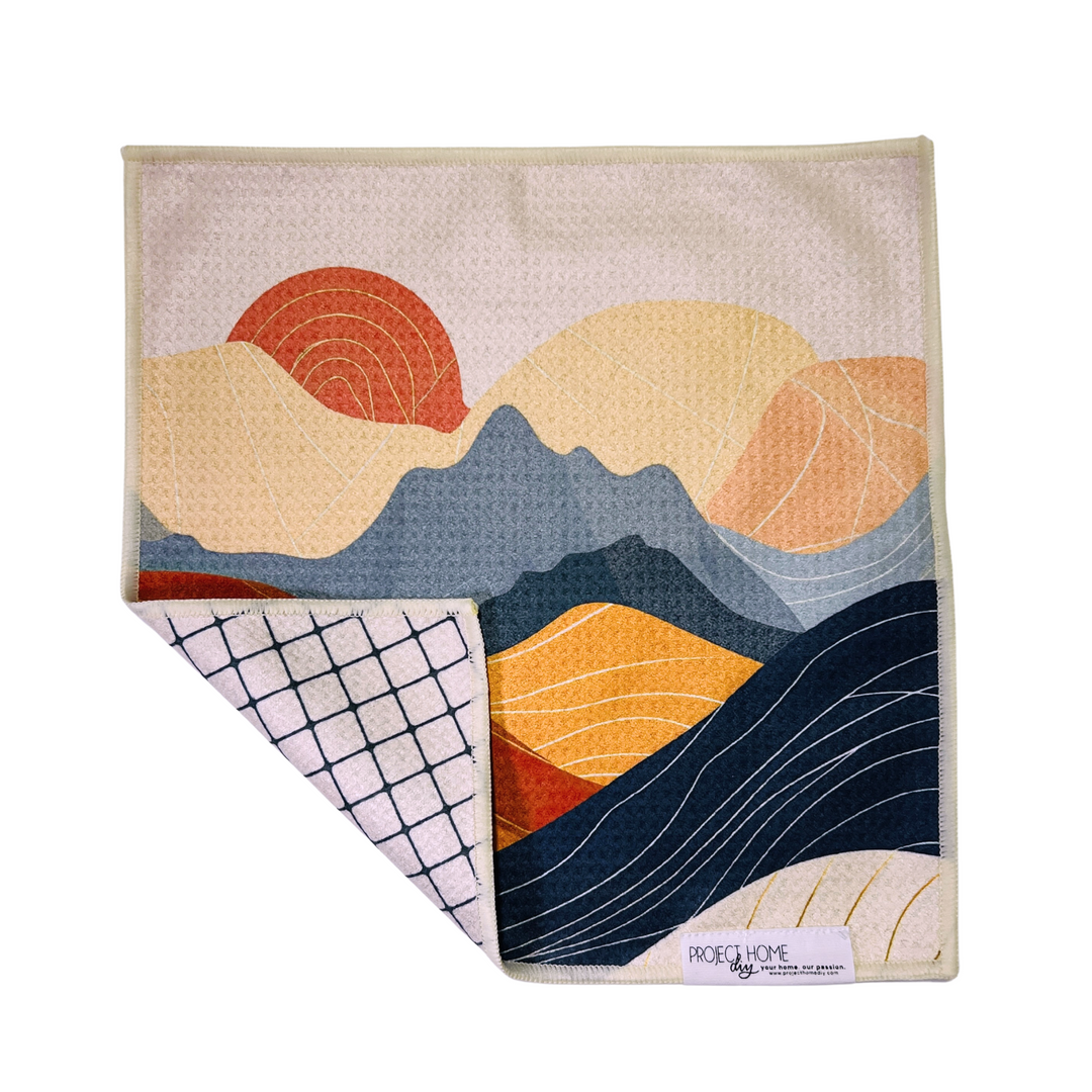 Mountain Sunset | Reversible Towel