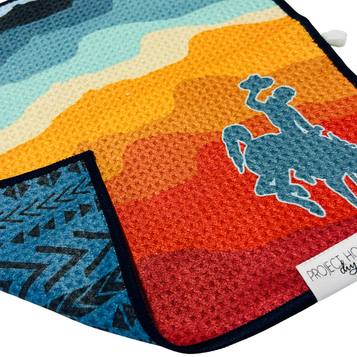 Wyoming Cowboy | Reversible Towel