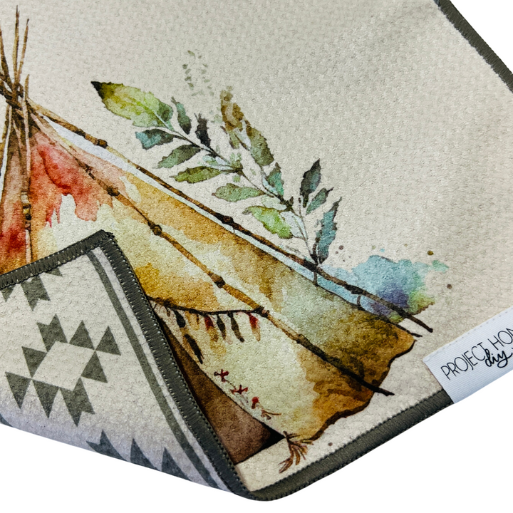 Teepee Time | Reversible Towel