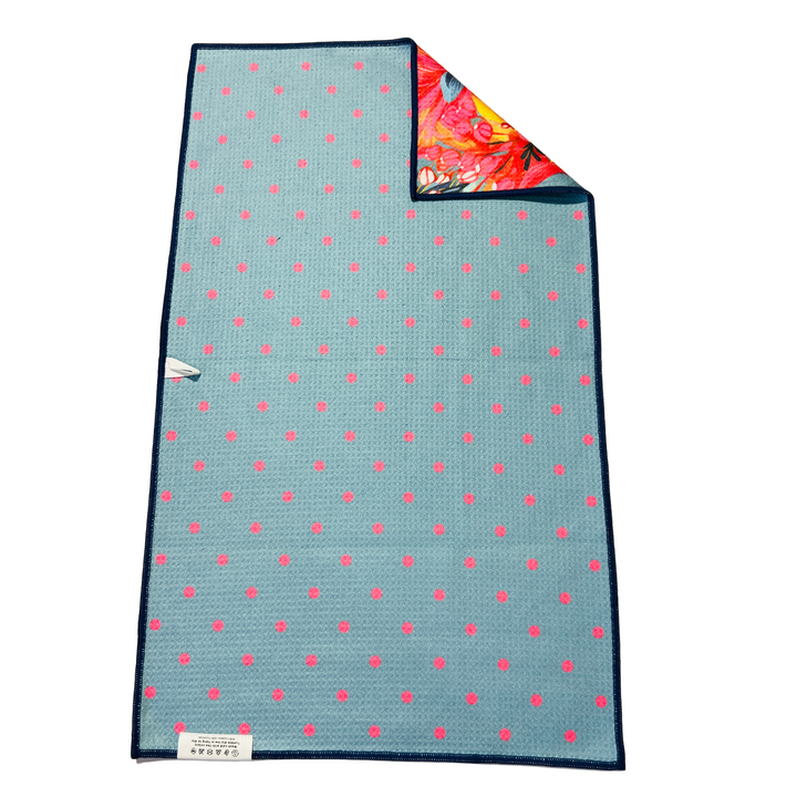 Flower Polka | Reversible Towel