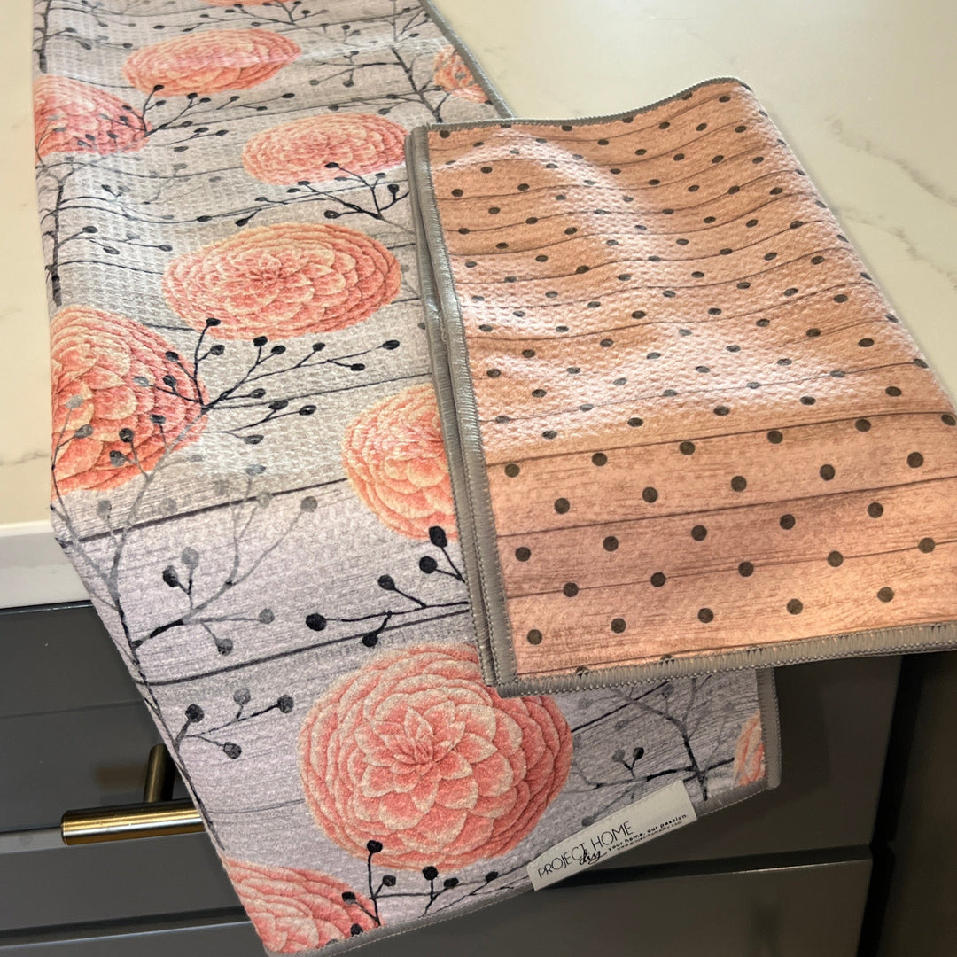 Peony Petals | Reversible Towel