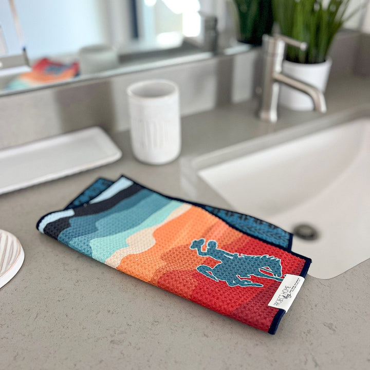 Wyoming Cowboy | Reversible Towel