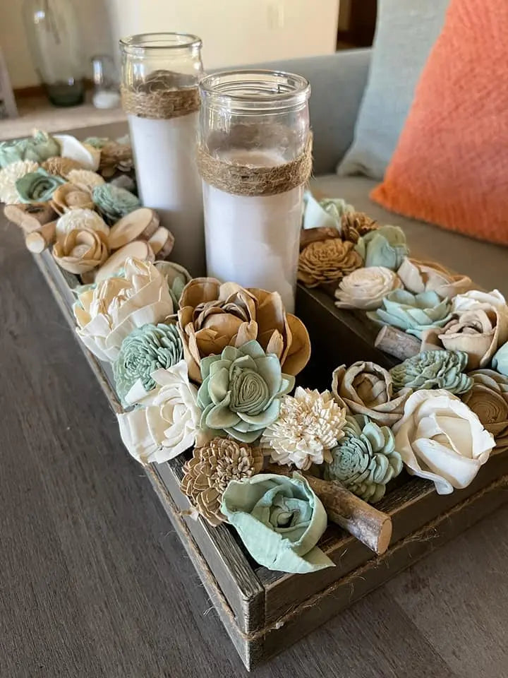 Wood Flower Box  DIY Dyeable Wood Flower Centerpiece – Project Home DIY