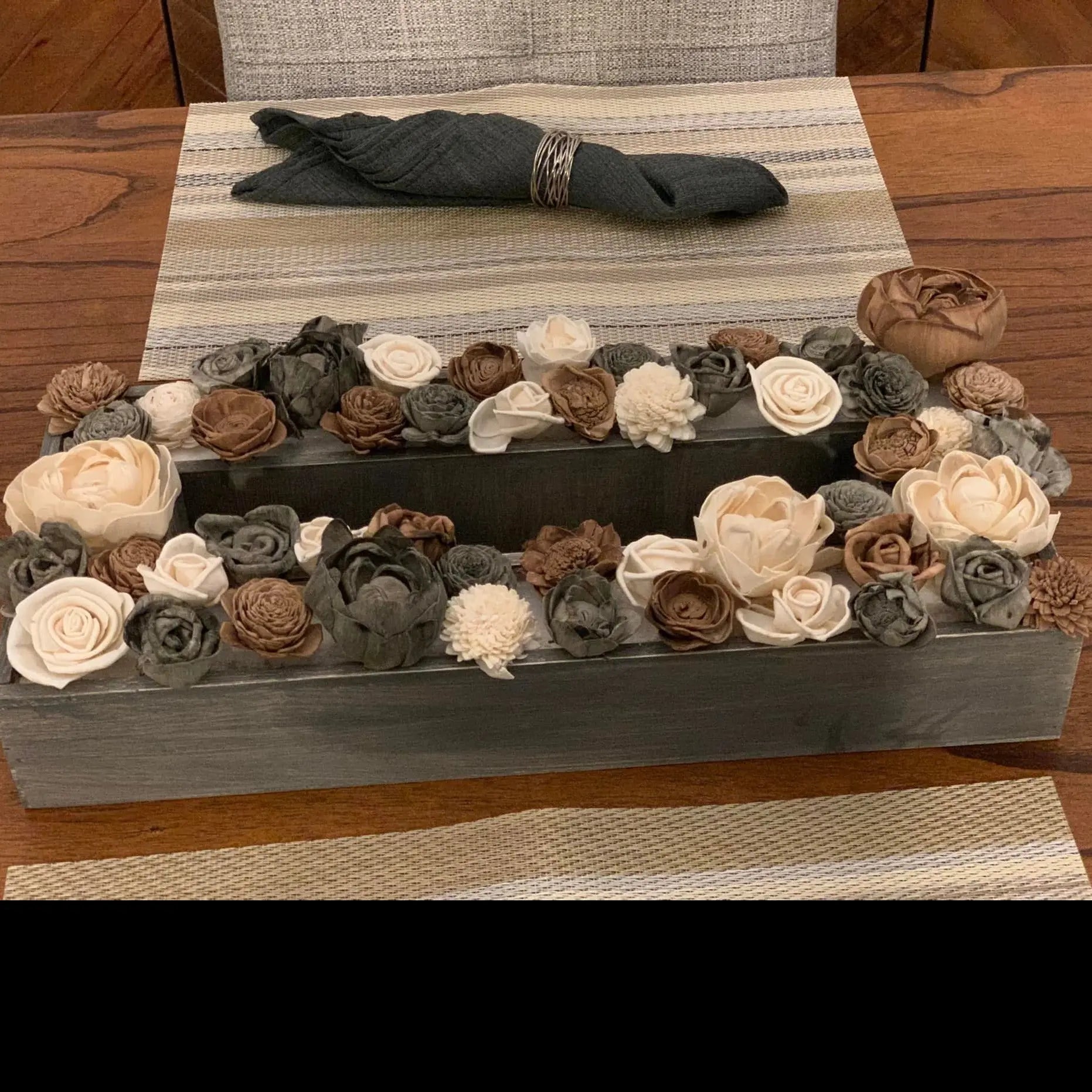 Wood Flower Box | DIY Dyeable Wood Flower Centerpiece